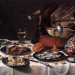 still_life_with_turkey_pie_1627_pieter_claesz