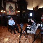 El presidente Martín Vizcarra brindó su primera entrevista a El Comercio tras la disolución del Congreso. (Foto: Lino Chipana / El Comercio)Lino Chipana